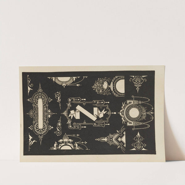 Standard Scroll Book Pl.09 (1876) by Jesse Haney & Co.