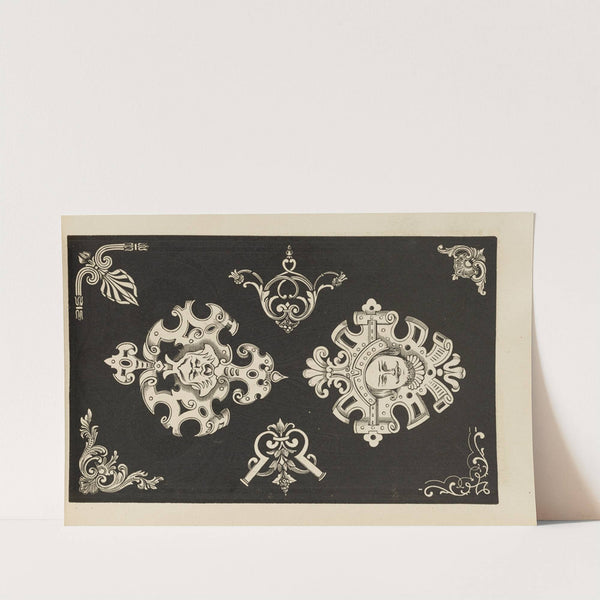 Standard Scroll Book Pl.25 (1876) by Jesse Haney & Co.