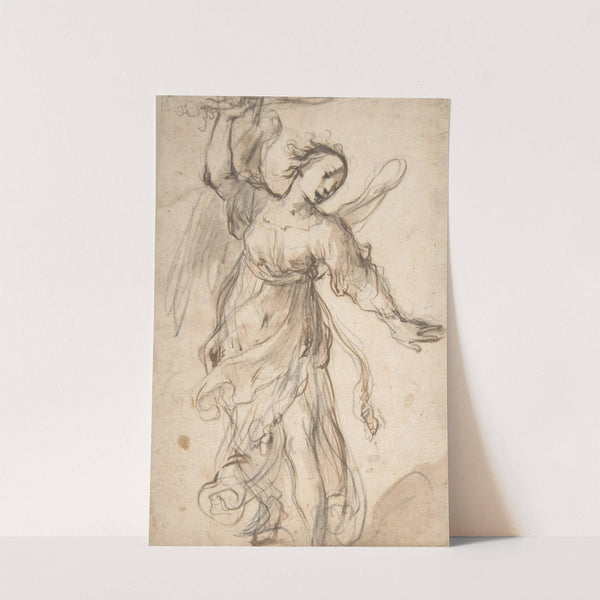 Standing Angel Brandishing a Sword by Ferraù Fenzoni