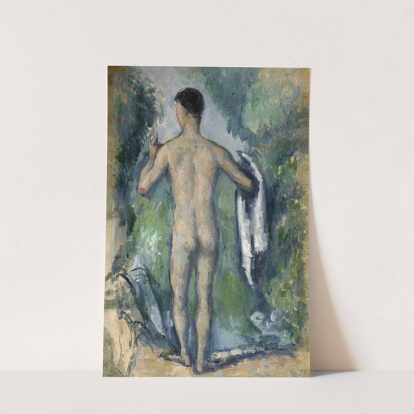 Standing Bather, Seen from the Back (1879) by Paul Cézanne