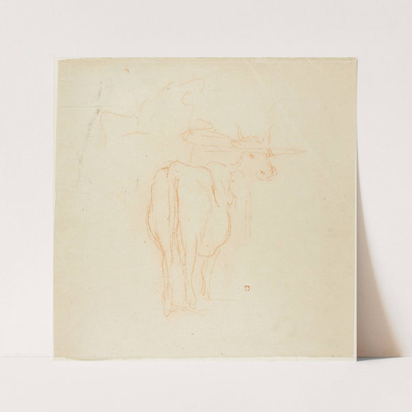 Standing Cattle by Charles François Daubigny