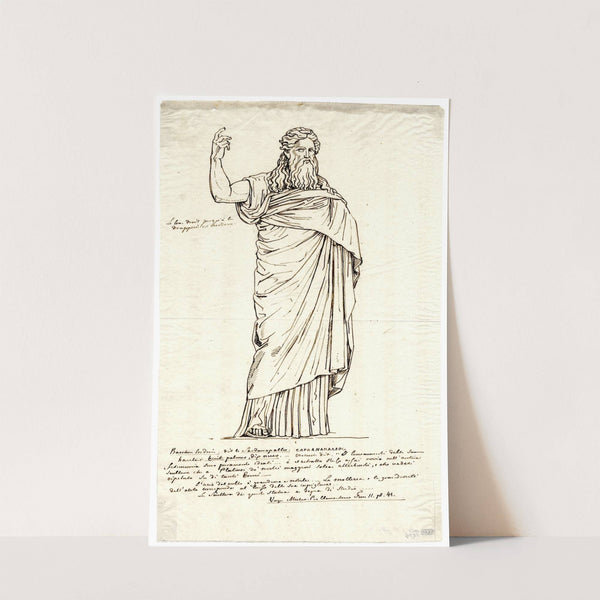 Standing Dionysos Sardanapalus, ‘Bacchus Indien’ by David Humbert de Superville