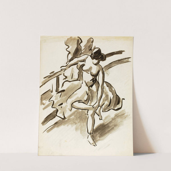 Standing Female Dancer by Carl Newman