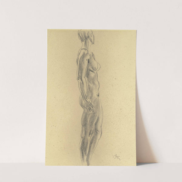 Standing female nude (ca 1937-1938) by Georg Kolbe