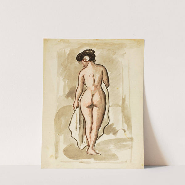 Standing Female Nude by Carl Newman