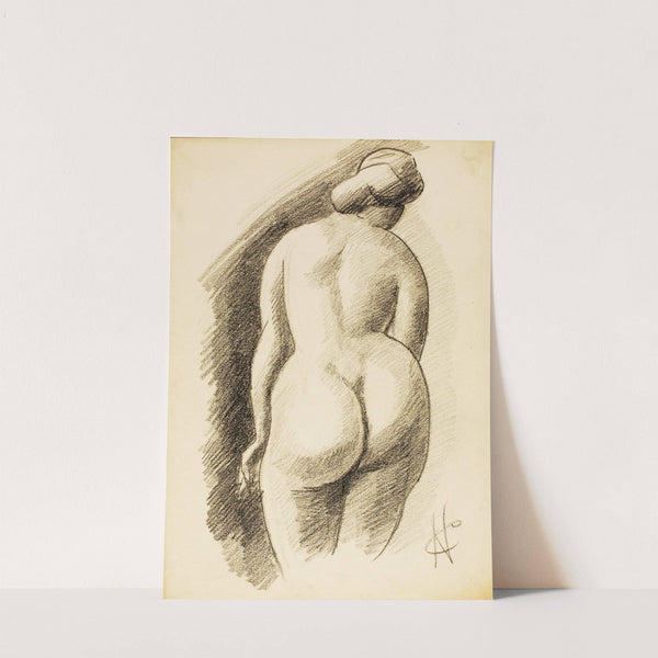 Standing Female Nude by Carl Newman