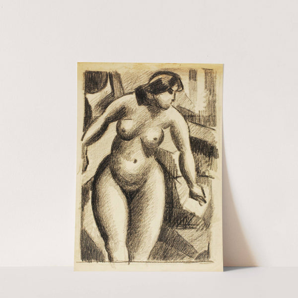 Standing Female Nude by Carl Newman