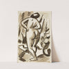 Standing Female Nude by Carl Newman
