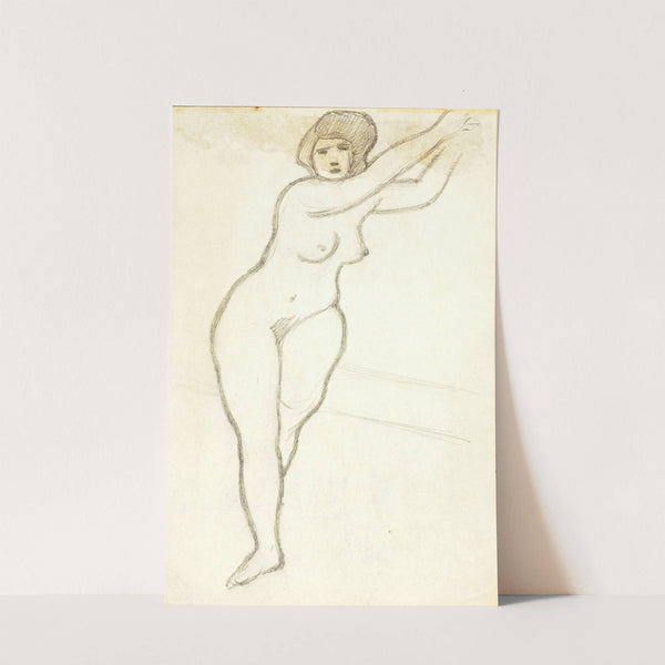 Standing Female Nude by Carl Newman