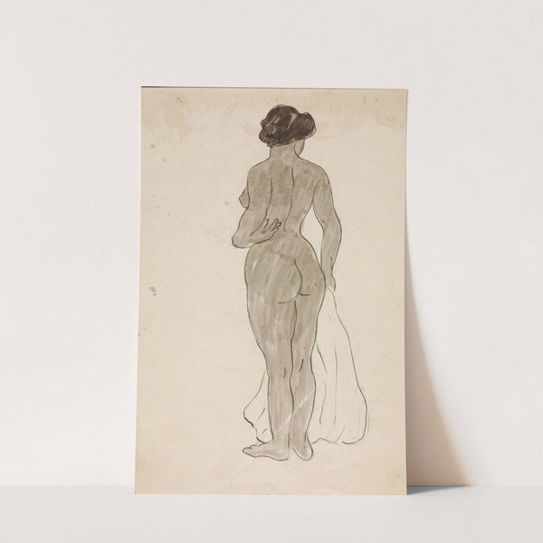 Standing Female Nude by Carl Newman