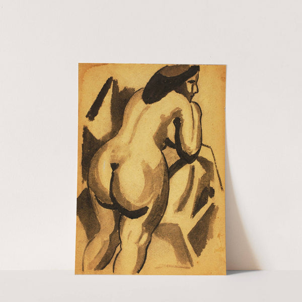 Standing Female Nude by Carl Newman