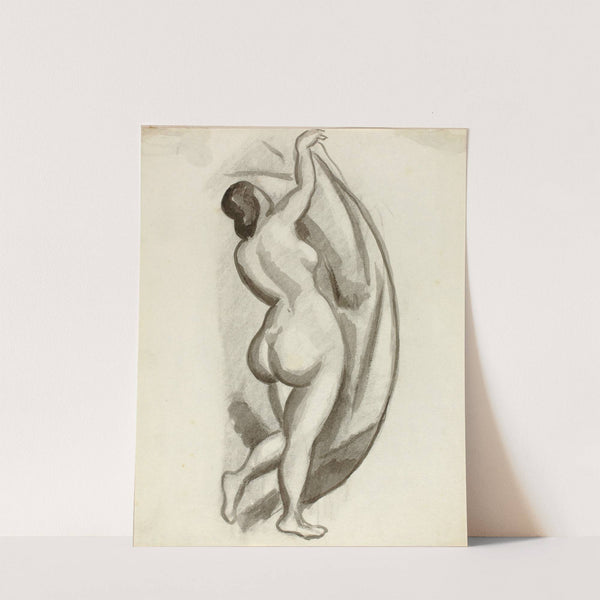 Standing Female Nude by Carl Newman