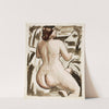 Standing Female Nude by Carl Newman