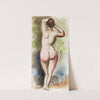 Standing Female Nude by Carl Newman