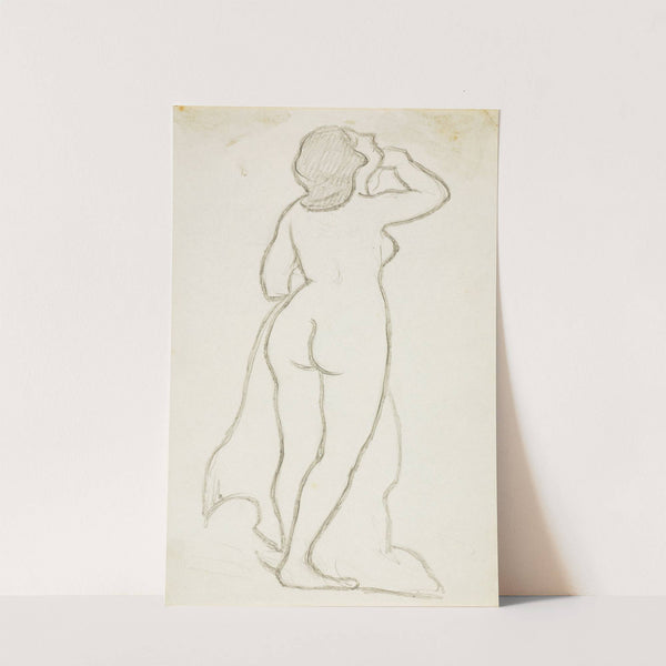 Standing Female Nude by Carl Newman