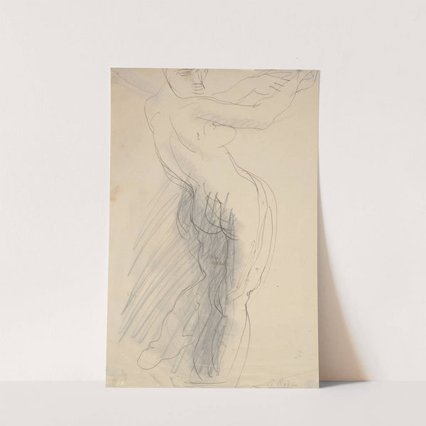 Standing Female Nude, Arms Raised by Auguste Rodin