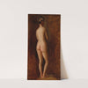 Standing Female Nude (back view) by Thomas Eakins
