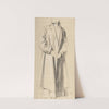 Standing Figure in a Long Coat by Romain Cazes