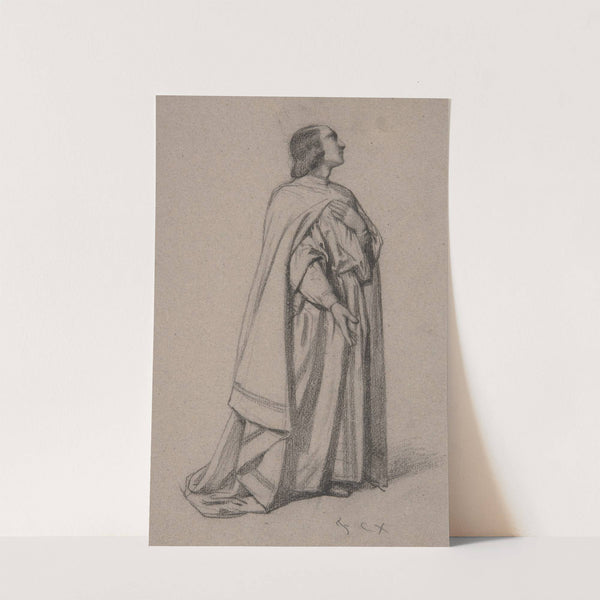 Standing Figure of a Robed Man by François-Claudius Compte-Calix