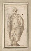 Standing Figure of a Warrior King