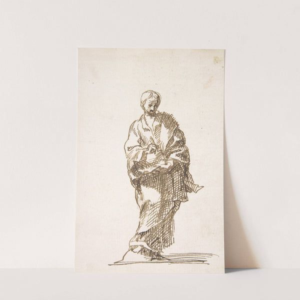 Standing Figure of an Evangelist by Pedro Duque y Cornejo