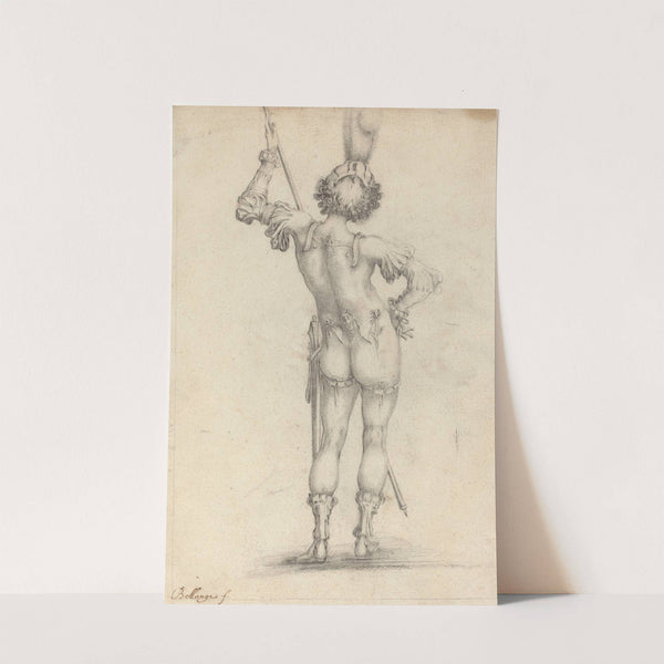 Standing Figure (recto) by After Jacques Bellange