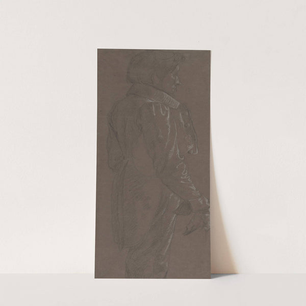 Standing Gentleman, three-quarter length profile facing right by Anne Louis Girodet-Trioson