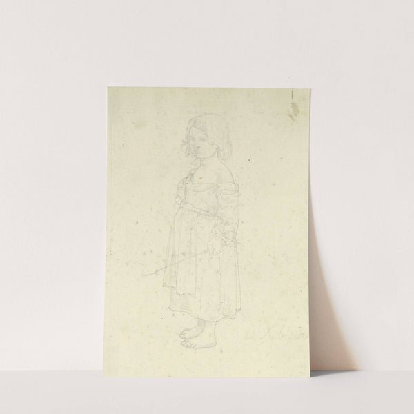 Standing girl by August Lucas