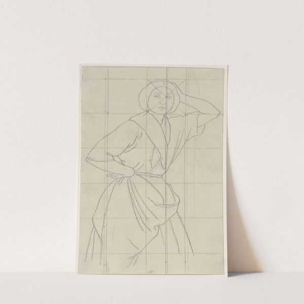 Standing girl by Jakob Becker