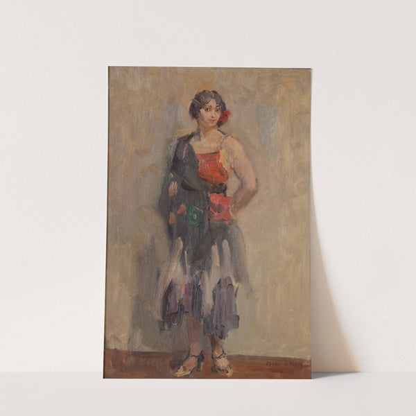 Standing girl by Isaac Israëls