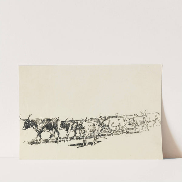 Standing Herd (1915) by Edward Borein