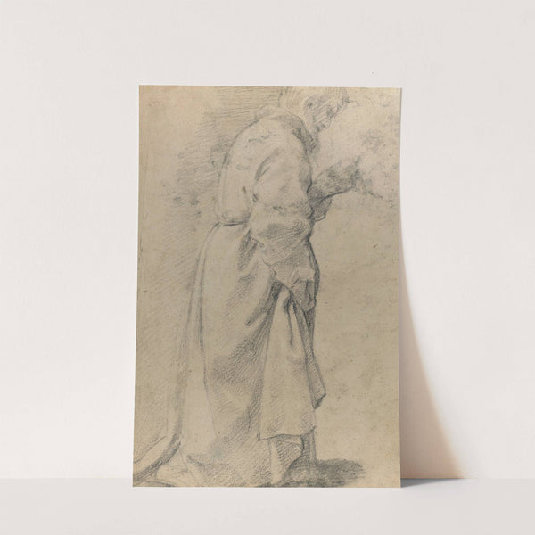 Standing Male Figure in a Monk's Habit by Bernardino Poccetti