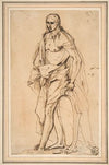 Standing Male Figure Supporting a Shield