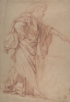 Standing Male Figure with Left Arm Extended