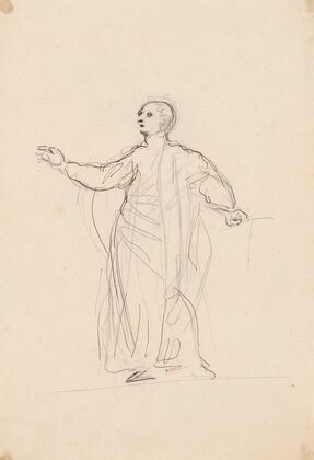 Standing Man Gesturing