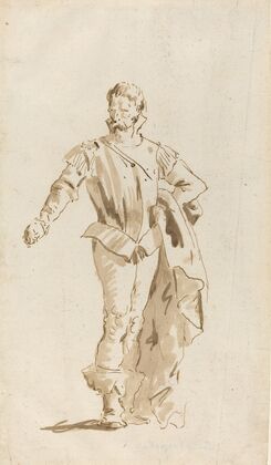 Standing Man in Sixteenth-Century Costume