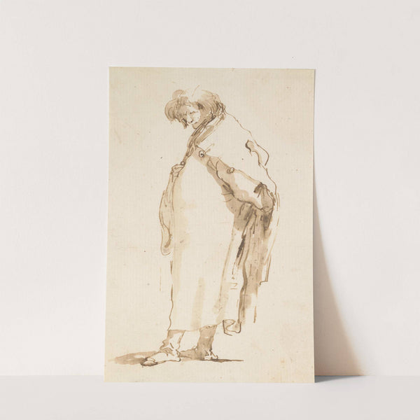 Standing Man, Turned to the Left (ca. 1742–57) by Giovanni Battista Tiepolo