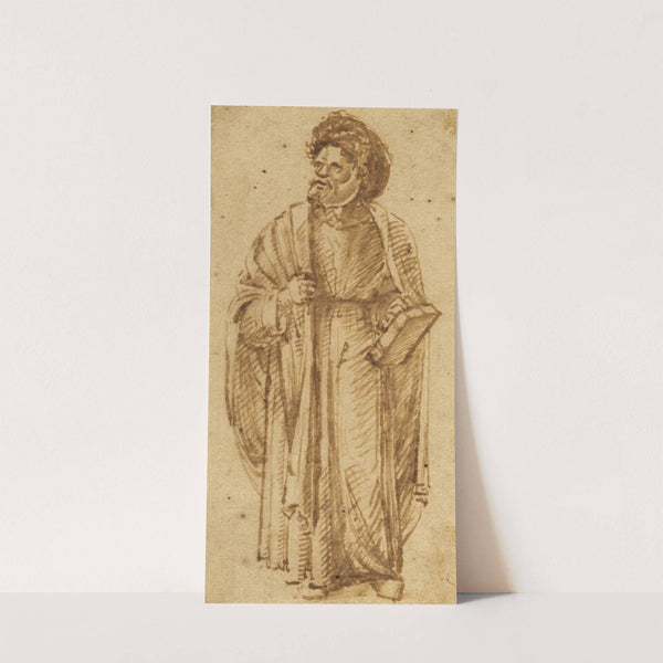 Standing man wearing a turban by Giovanni Bellini