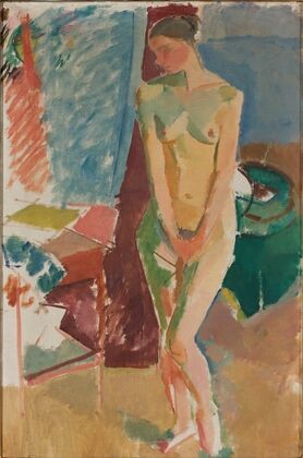 Standing nude