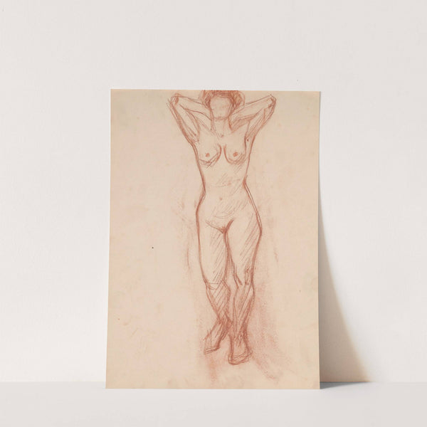 Standing Nude by Jules Schmalzigaug