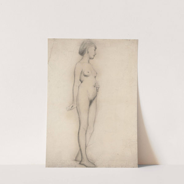 Standing Nude Girl by Thomas Hovenden
