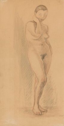 Standing nude, IV — size preview