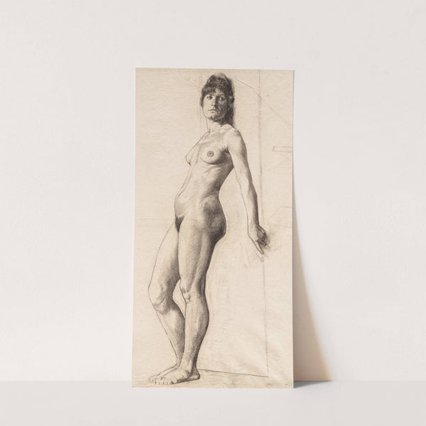 Standing Nude Model by Otto Henry Bacher