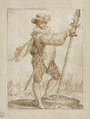 Standing Officer Holding a Boar’s Spear (1586)