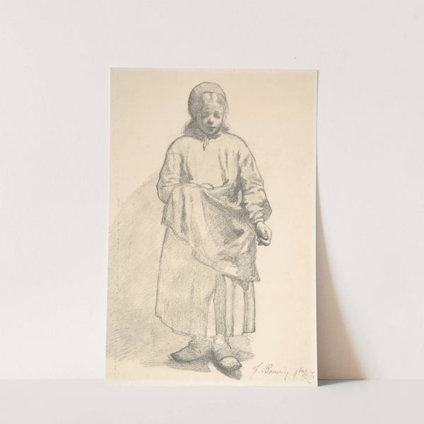 Standing Peasant Girl (1847) by François Bonvin