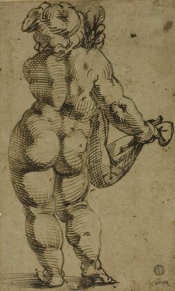 Standing Putto Seen From the Back