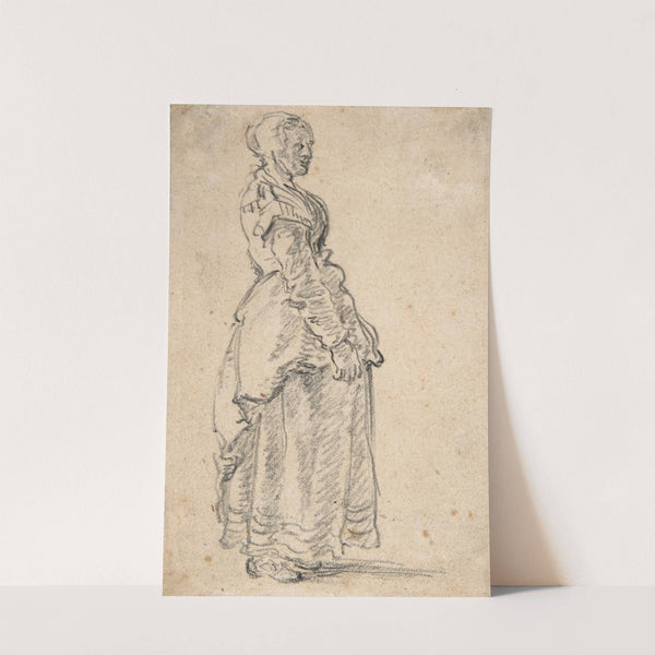 Standing Woman by Jan van Goyen