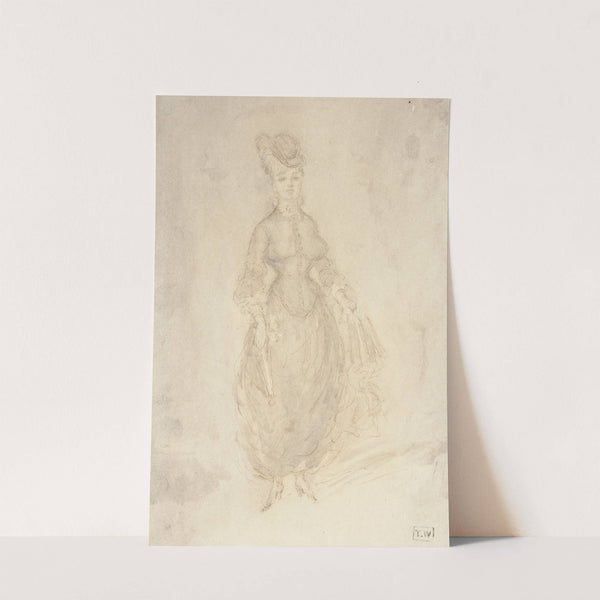 Standing Woman by Constantin Guys