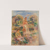 Standing Woman and Seated Woman in a Landscape (Une femme debout et une femme assise dans un paysage) by Pierre-Auguste Renoir