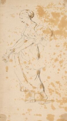 Standing Woman, Head of Man